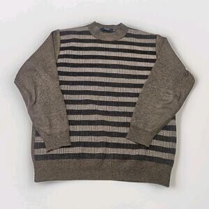 Men’s Paul Shark Wool Sweater Pullover Made in Italy Sz Large Fisherman Classic